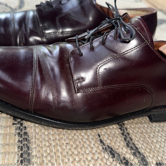 Allen Edmunds Burgundy Men’s Leather Dress Shoes- pics are accurate 10.5 main image 13